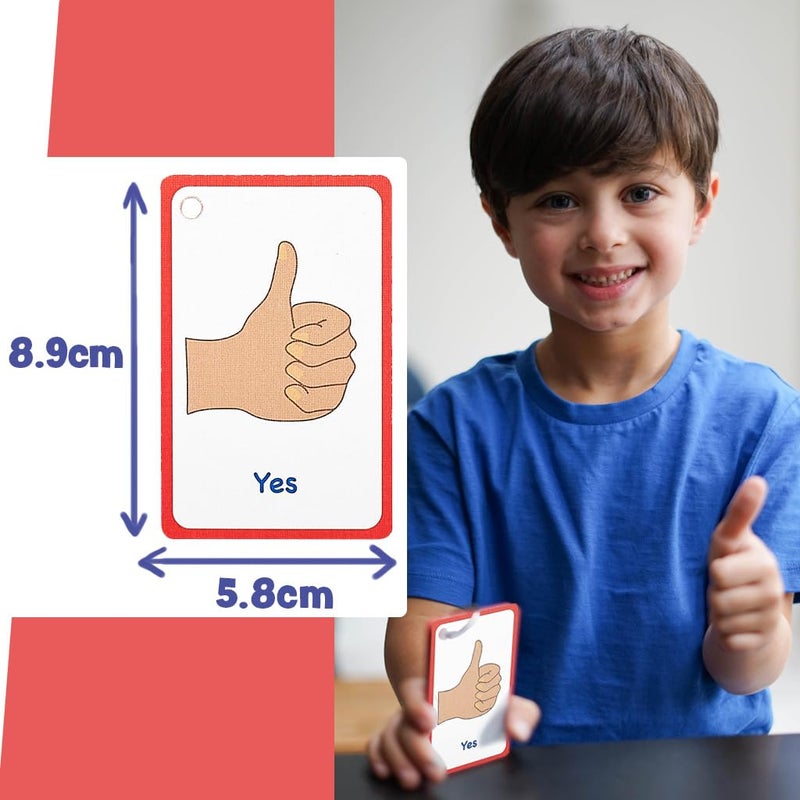 Amonev بطاقات احتياجاتي الأساسية 12 بطاقة فلاش للمساعدة البصرية لذوي الاحتياجات الخاصة، تأخر الكلام للأطفال والبالغين غير اللفظيين المصابين بالتوحد أو ذوي الاحتياجات الخاصة - Image 5